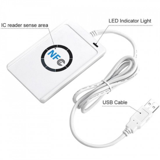 Lecteur de cartes RFID  USB NFC ACR122U